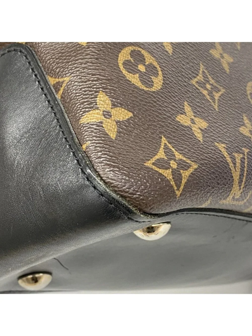Louis Vuitton Tote Monogram Macassar Davis Brown 2-Way